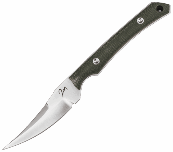 Xerxes Green Canvas Micarta